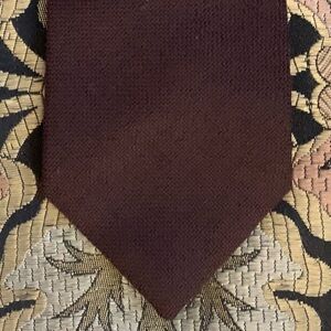 AMBASSADOR Brown Wool Tie
